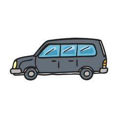 hearse icon, hearse vector illustration-simple illustration of hearse, perfect for hearse logos and icons