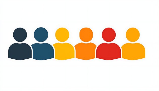 Color-Coded People Row - Powered by Adobe