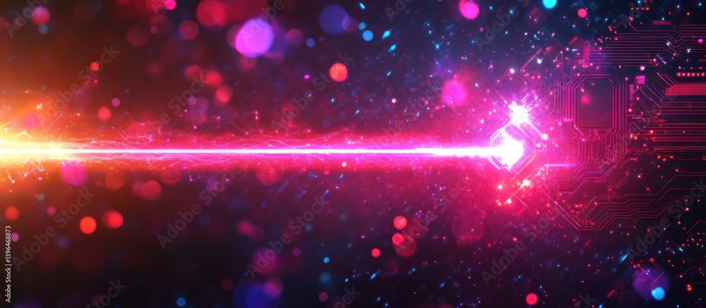 Poster interstellar circuitry: a dynamic visualization of energy flow and digital connections