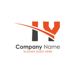 initial monogram logo with letter style design