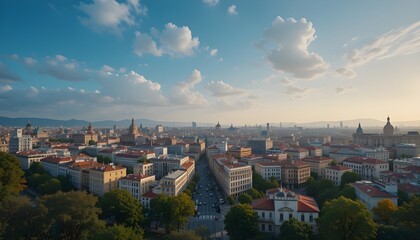 Obraz premium Madrid City landscape