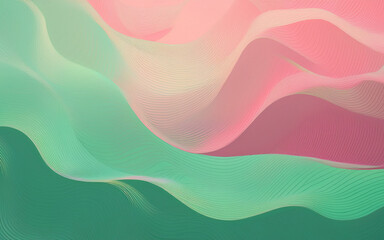 abstract background with waves blue and pink pastel for design and website