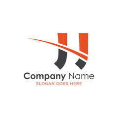 initial monogram logo with letter style design