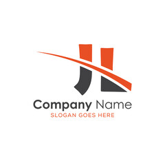 initial monogram logo with letter style design