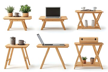 Wood Laptop Tables