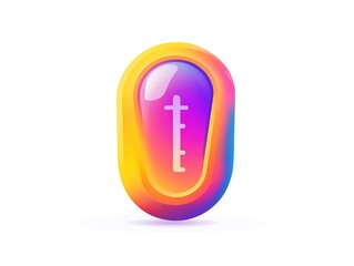 Colorful Temperature Button