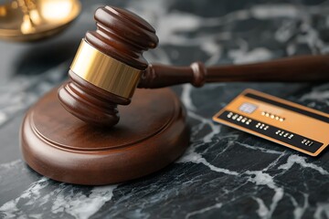 Legal Judgment, Credit Card, Marble
