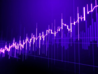 Financial Flow: A dynamic representation of financial market data, showcasing the ebb and flow of investments in a visually striking, futuristic format.