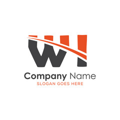 initial monogram logo with letter style design