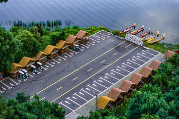 Mushroom Square, Jingyuetan National Forest Park, Changchun, China