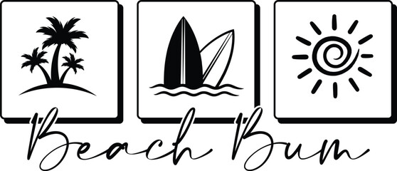 Beach Bum SVG