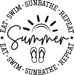 Retro Summer SVG