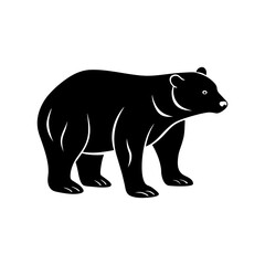 Polar Bear Silhouette vector illustration