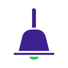 Minimalist Bell Icon Illustration on White Background