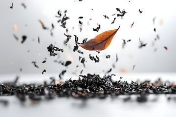 Falling Tea Leaves: Dry Tea, Black Tea, Brewing