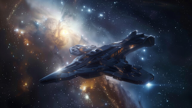 immense expanse of cosmos with its mysterious nebulae and captivating allure calls upon humanity to venture forth and comprehend its wonders -