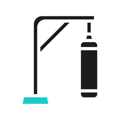 Punching bag for sports and fitness training