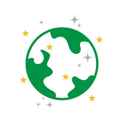 Obraz premium Planet logo icon design