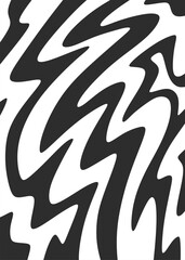 Minimalist background with abstract wavy line pattern