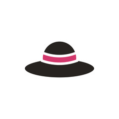 Stylish Hat Icon Vector, Clothing Concept Design