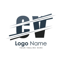 initial monogram logo with letter style design
