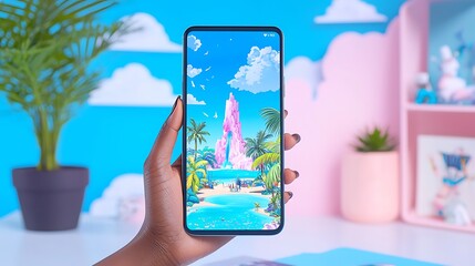 Smartphone Display Image