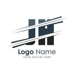 initial monogram logo with letter style design