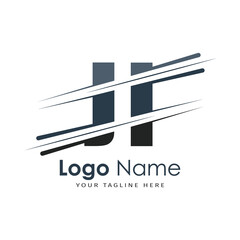 initial monogram logo with letter style design