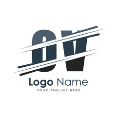 initial monogram logo with letter style design