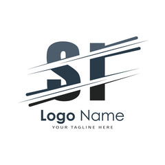 initial monogram logo with letter style design