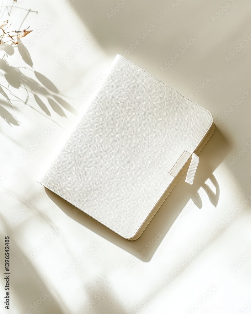 Aufkleber Minimalist Travel Notebook Sleek Scandinavian-Inspired Organizational Essential for Modern Nomads, Elevating Documentation and Personal Narrative