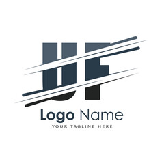 initial monogram logo with letter style design