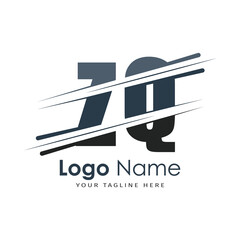 initial monogram logo with letter style design