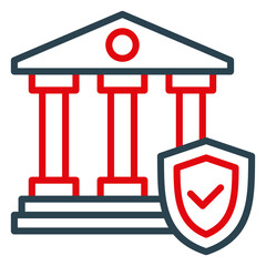 Bank Insurance Icon