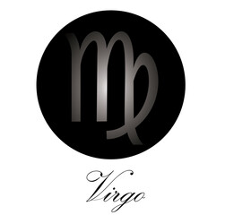 vector illustration of a zodiac sign virgo