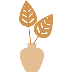 Aesthetic Leaves Vase