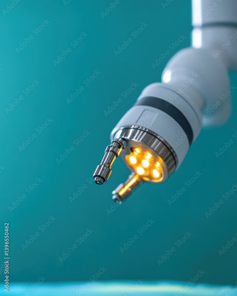 Poster Next-Gen Surgical Precision Illuminated Robotic Microsurgery Tool Showcasing Advanced Autonomous Medical Technology for Minimally Invasive Interventions