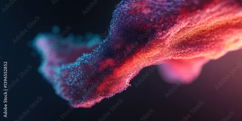 Poster Quantum Data Flow Immersive AI-Powered Particle Visualization Revealing Dynamic Digital Transformation in Next-Generation Computational Design Aesthetics