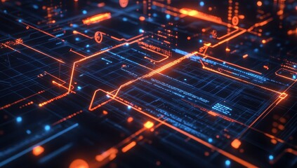 Abstract digital circuit network