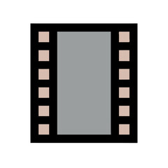 Obraz premium Film Strip Frame with Borders Icon Design