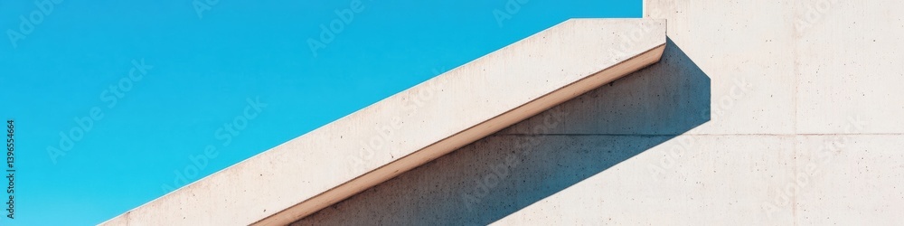 Aufkleber minimalist architectural angular geometry brutalist urban design exploring light, shadow, and struct