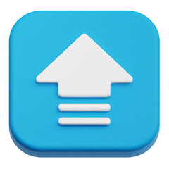 app user interface 3d icon isolated on the transparent background