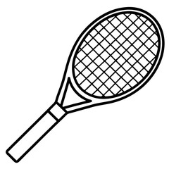 tennis racket and ball