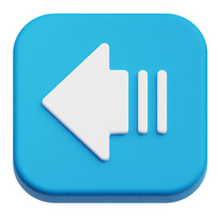 app user interface 3d icon isolated on the transparent background