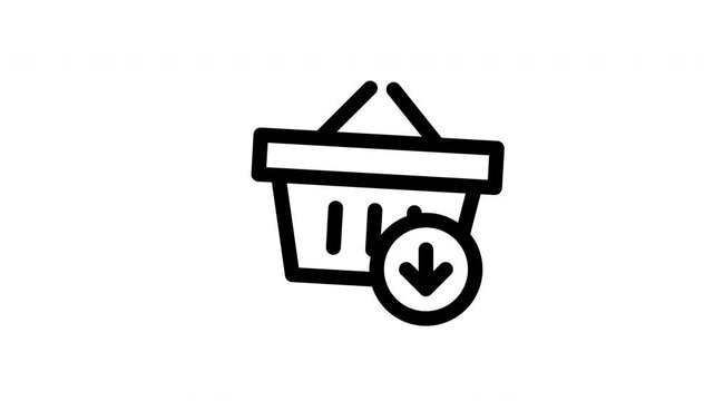 add to basket animated icon