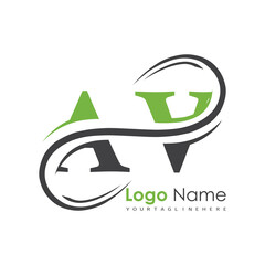 initial monogram logo with letter style design