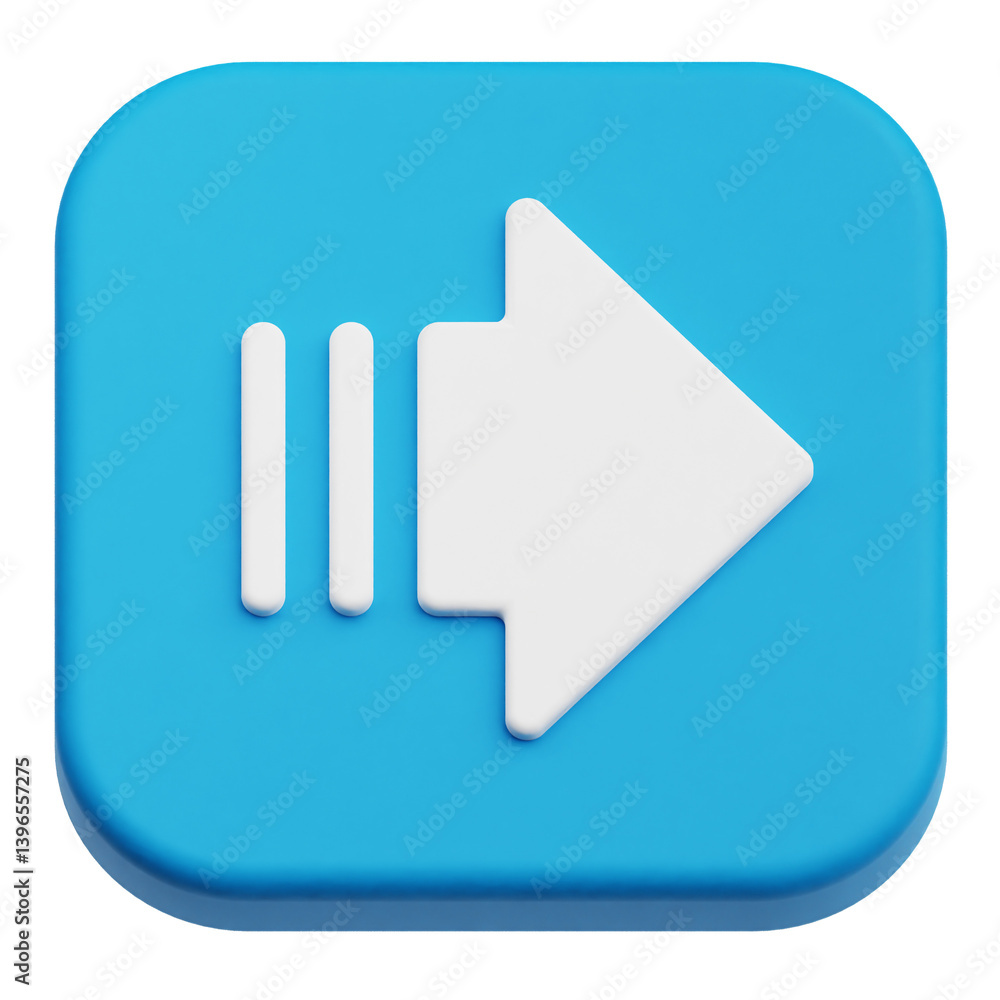 Fototapete app user interface 3d icon isolated on the transparent background