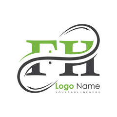 initial monogram logo with letter style design