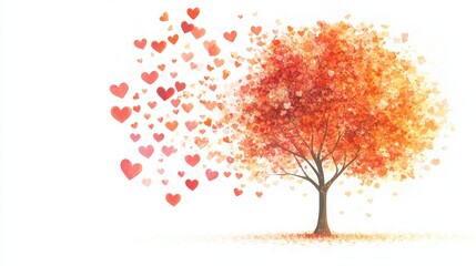 Design a glowing gratitude tree surrounded by soft light for World Gratitude Day, isolated on white background