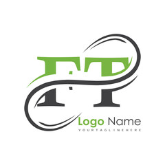 initial monogram logo with letter style design